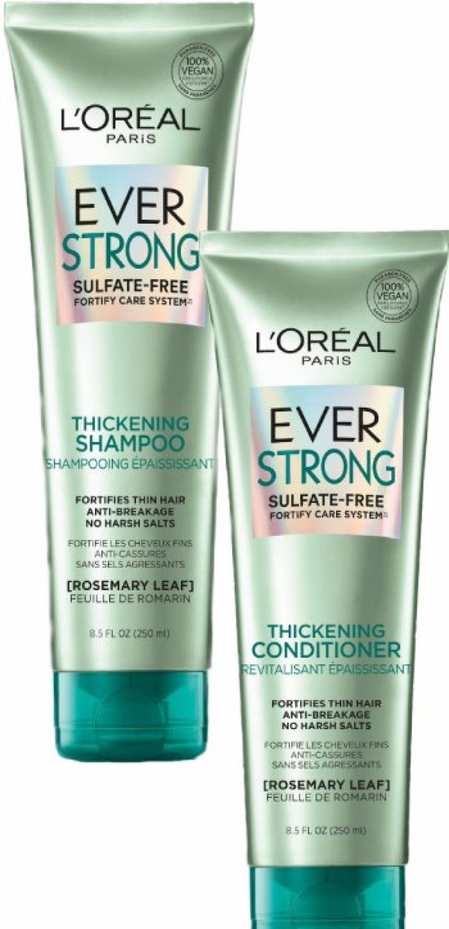 CUIDADO CAPILAR Y PEINADO OAP Sin sulfatos | Ever Strong Thickening Shampoo & Conditioner Kit