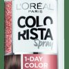 COLORACIÓN OAP Rojo | Hair Makeup Temporary 1-Day Hair Color Spray