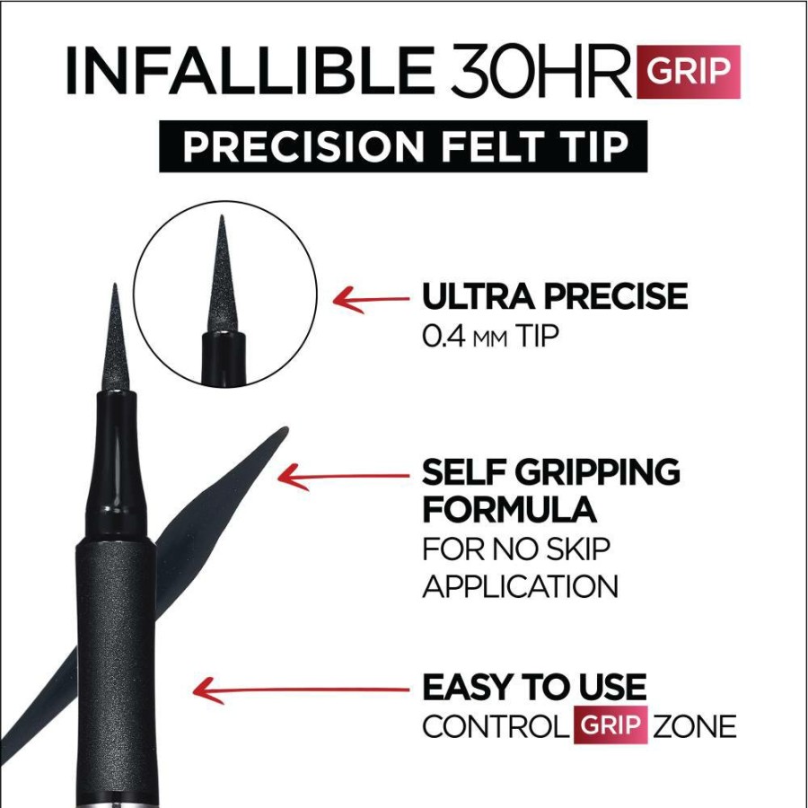 MAQUILLAJE OAP Delineador de ojos | Grip Precision Felt Waterproof Eyeliner