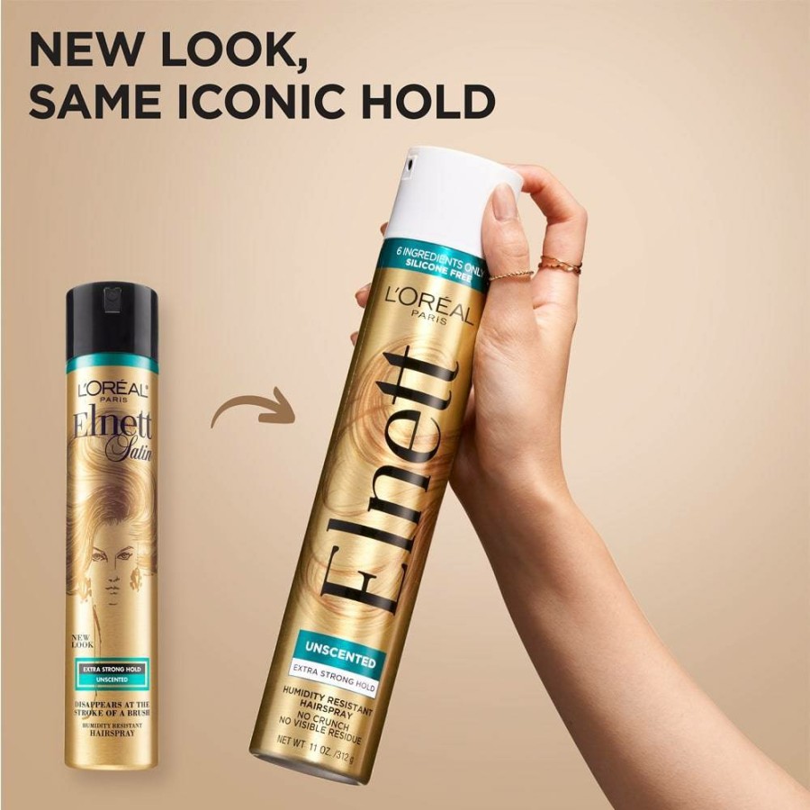 CUIDADO CAPILAR Y PEINADO OAP Cabello ondulado | Satin Extra Strong Hold Hair Spray Unscented