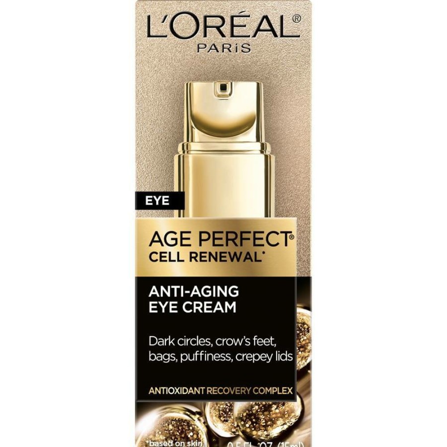 CUIDADO DE LA PIEL OAP Sin perfume | Age Perfect Cell Renewal Anti-Aging Eye Cream Treatment, 0.5 Fl Oz