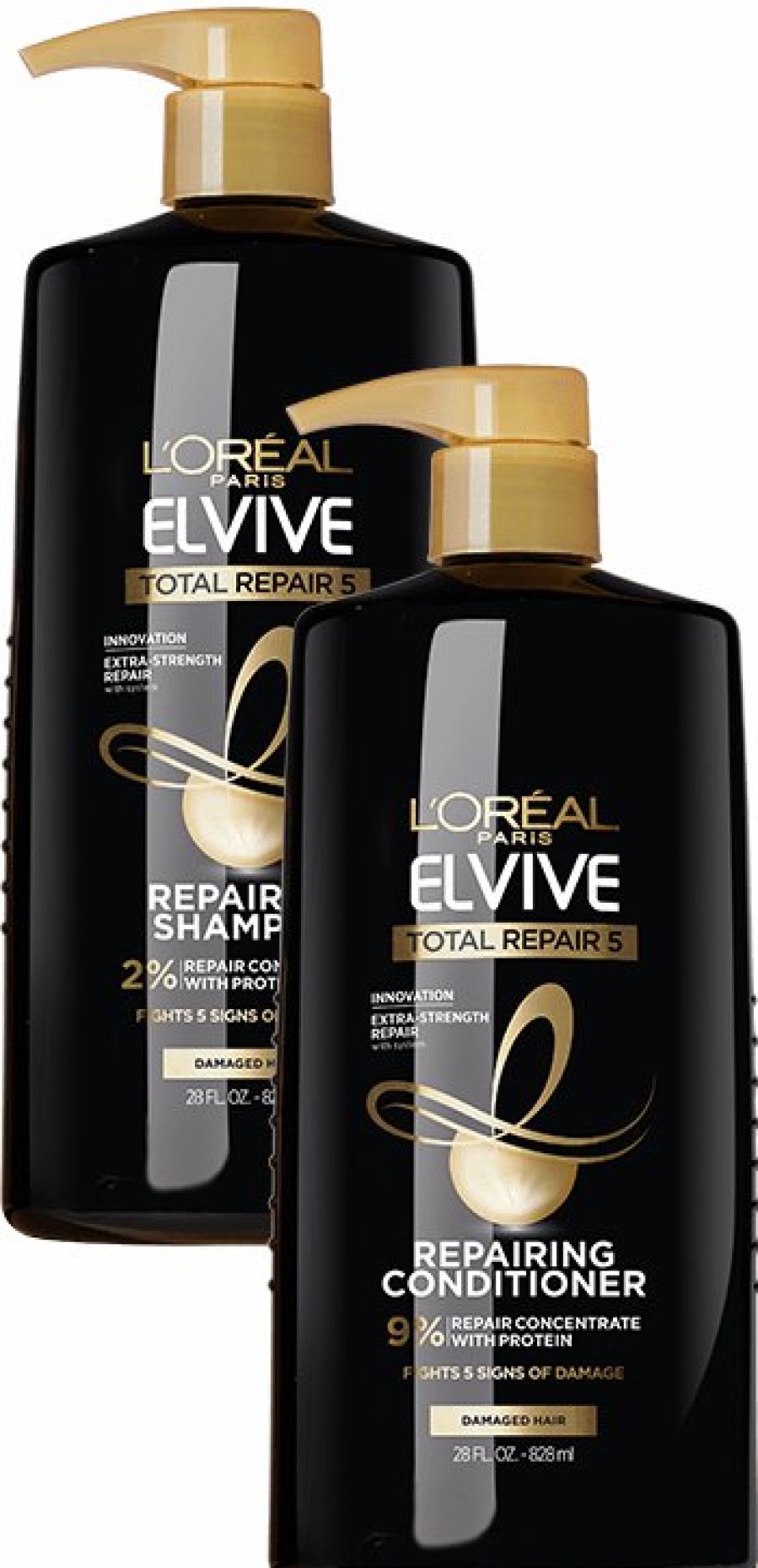 CUIDADO CAPILAR Y PEINADO OAP Kits de cuidado capilar | Elvive Total Repair 5 Repairing Shampoo & Repairing Conditioner Set